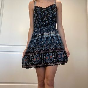 Hollister black mini dress